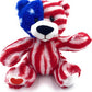 Aeisage USA Bear American National Flag Stuffed Toy Plush Animal Bears 8 Inch Souvenir Gifts for Kids