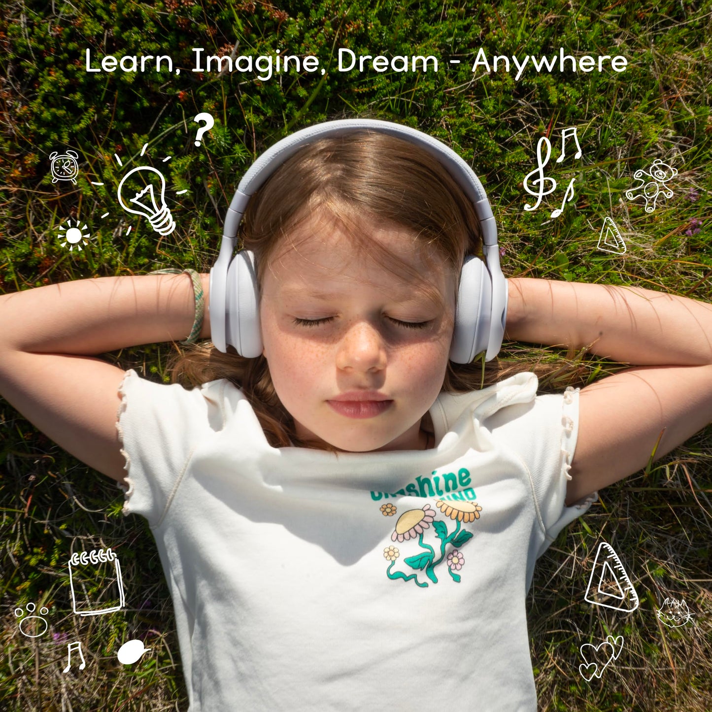 STORYPHONES StoryShield, Mindful Stories Screen-Free Audio Disk Featuring Autogenic Self-Relaxation and Stress/Anger Management Techniques for Kids by