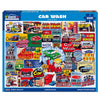 White Mountain 1000 Piece Jigsaw Puzzle, Car Wash Vintage
