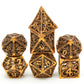 Dungeons and Dragons Dice DND Dice Set D and D dice Set D20 MTG Metal Dice Set Hollow Polyhedral Dice Role Playing Dice with Octopus Motifs