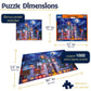 White Mountain 1000 Piece Jigsaw Puzzle Halloween Fall, House of Horror