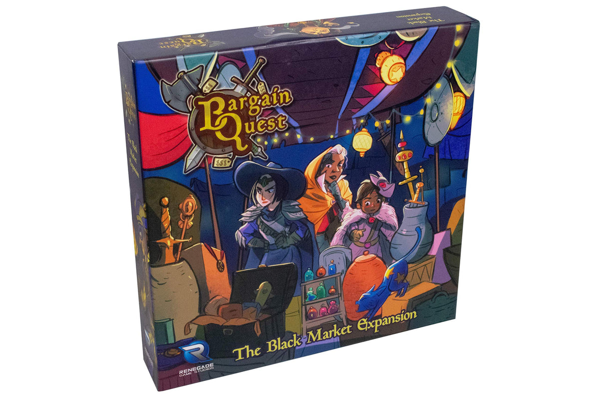Renegade Game Studios Bargain Quest Board Game Black Market Expansion