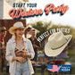 Podzly Straw Cowboy Hats 12 Pack - 24" Circumference Western Style - Plain