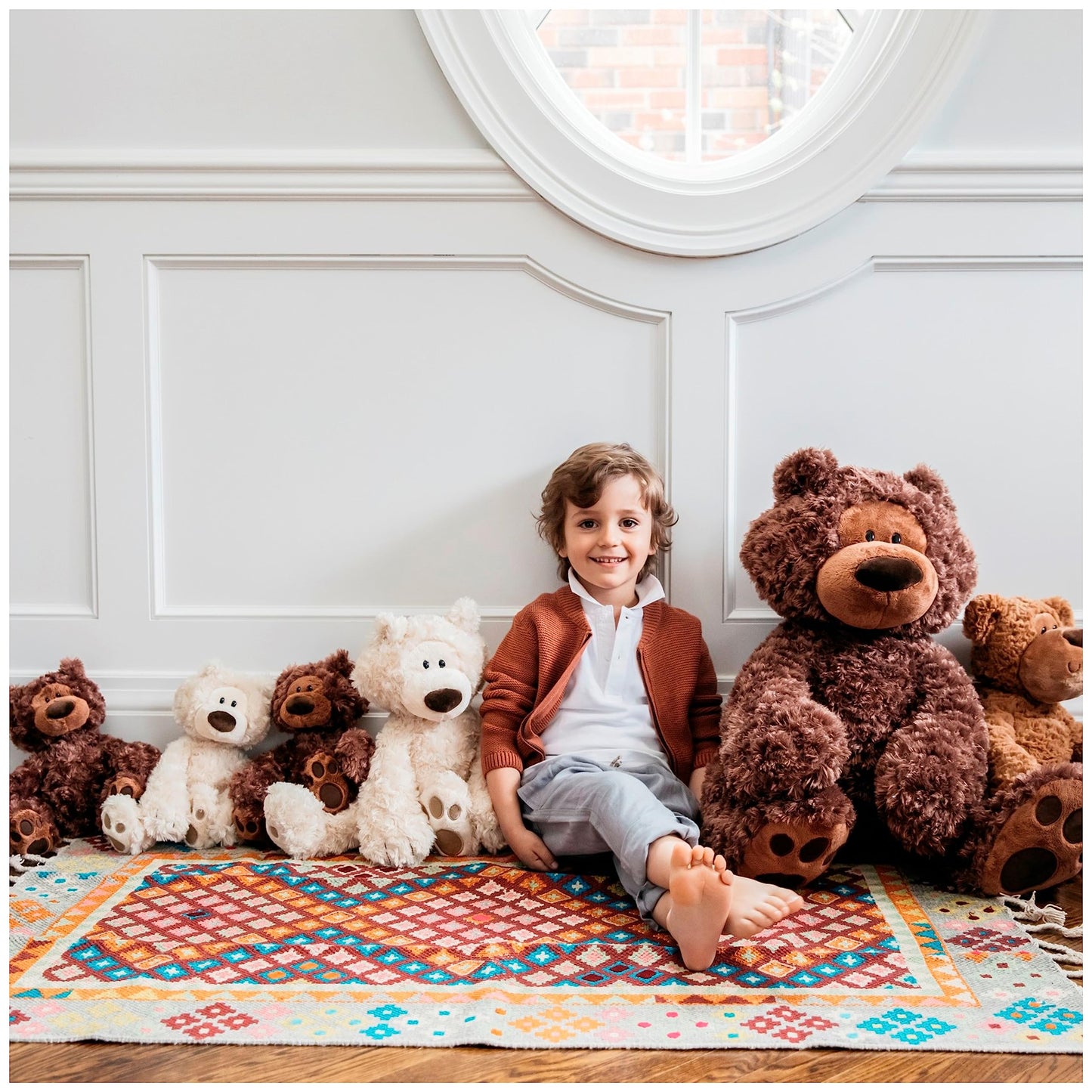 GUND Philbin 12-Inch Classic Brown Teddy Bear Plush Toy for Ages 0+