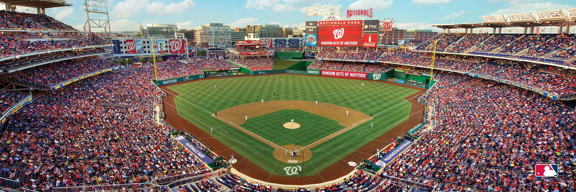 MasterPieces MLB Washington Nationals Stadium Panoramic Jigsaw Puzzle, 1000-Piece