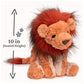 GUND Cozys Collection Lion 10-Inch Stuffed Animal Sensory Toy for Ages 0+