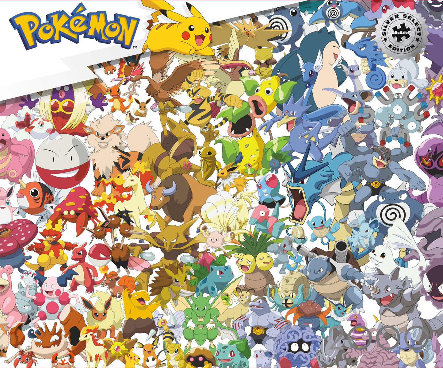 Buffalo Games - Pokémon Kanto 151-2000 Piece Jigsaw Puzzle for Adults