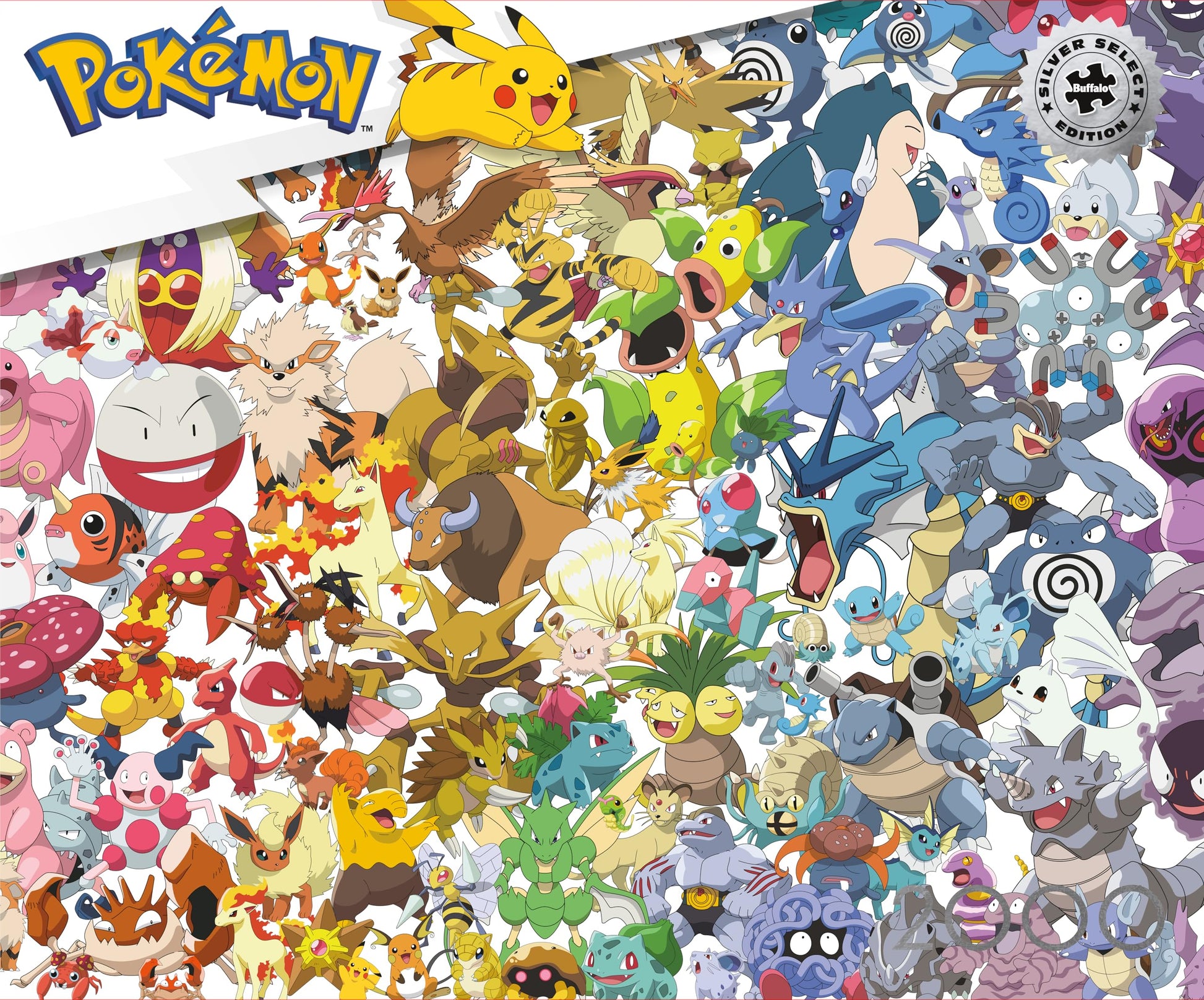 Buffalo Games - Pokémon Kanto 151-2000 Piece Jigsaw Puzzle for Adults