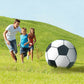 GoFloats Giant Inflatable Soccer Ball - Made From Premium Raft Grade Vinyl, Black & White 2.5 ft