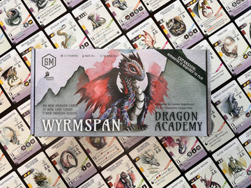 Stonemaier Games: Wyrmspan: Dragon Academy Expansion by Connie Vogelmann | Add to Wyrmspan Strategy Board Game | Discover Fledgling Dragons & Train