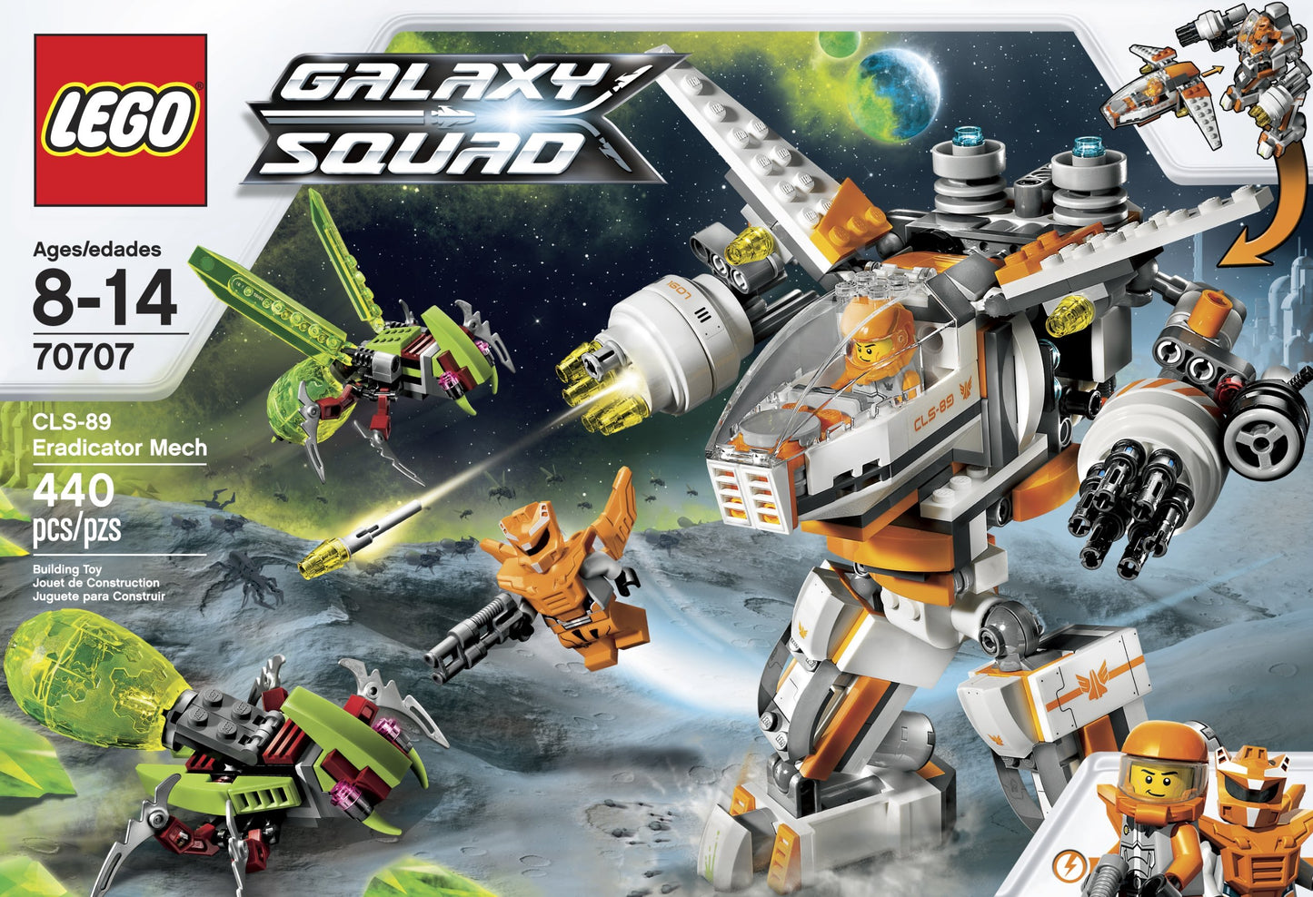 LEGO Galaxy Squad CLS-89 Eradicator Mech