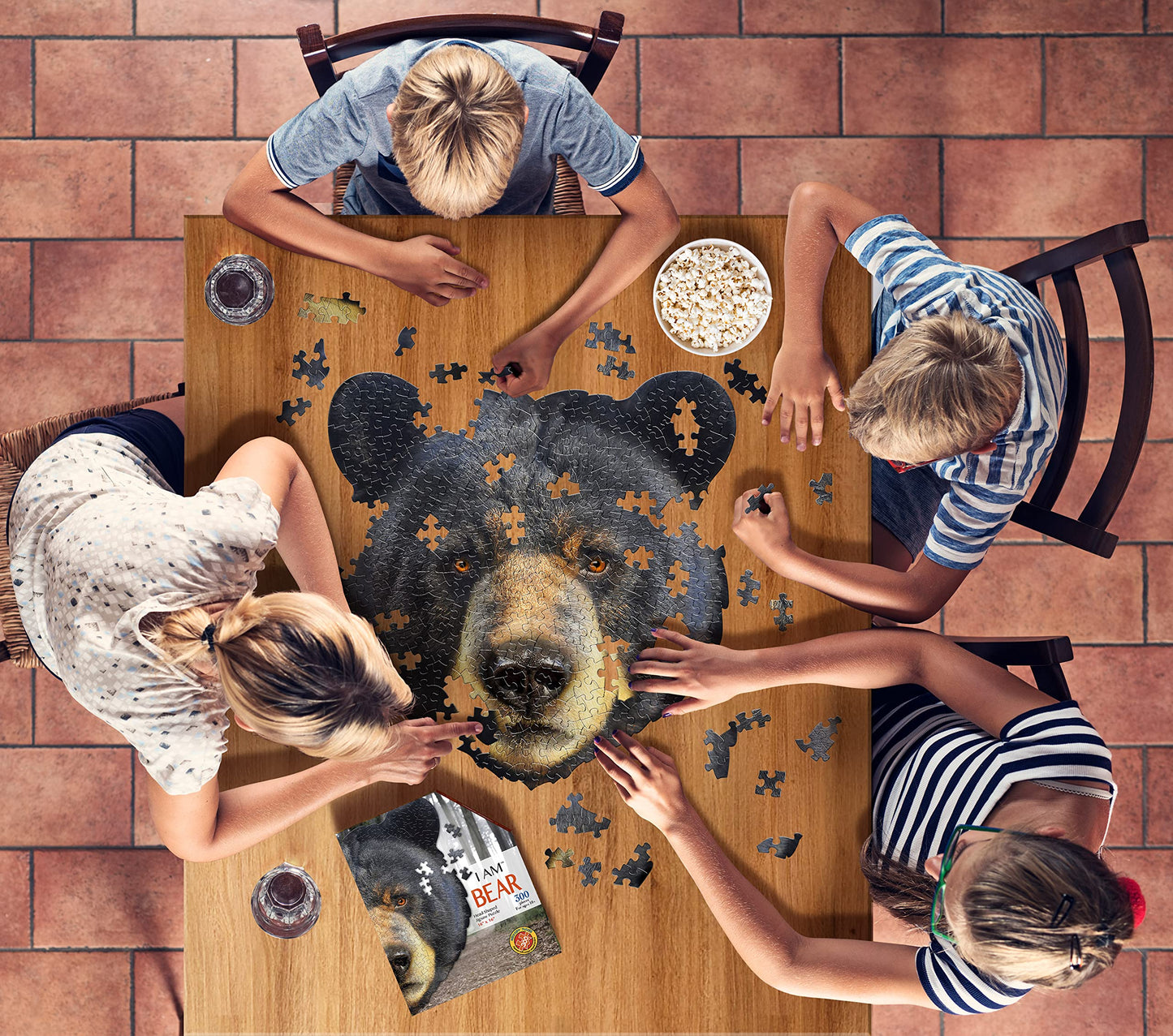 e11even Madd CAPP Puzzles - I AM Bear - 300 Pieces - Animal Shaped Jigsaw Puzzle, 6010
