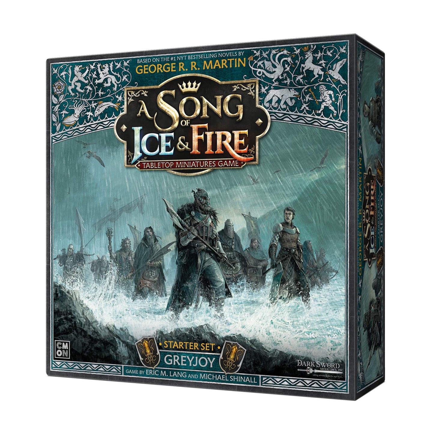 CMON A Song of Ice and Fire Tabletop Miniatures Game House Greyjoy Starter Set - Rulers of The Iron Islands! Strategy Game for Adults, Ages 14+, 2+