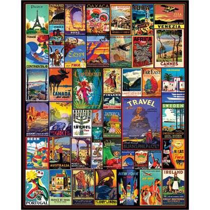 White Mountain 1000 Piece Jigsaw Puzzle, Travel the World