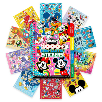 Fashion Angels Disney Mickey & Friends 1000+ Tabbed Sticker Collection Book