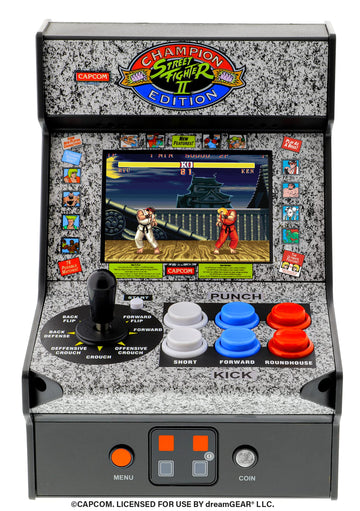 My Arcade Street Fighter 2 Champion Edition Video Game: Mini Arcade Machine, Arcade Version