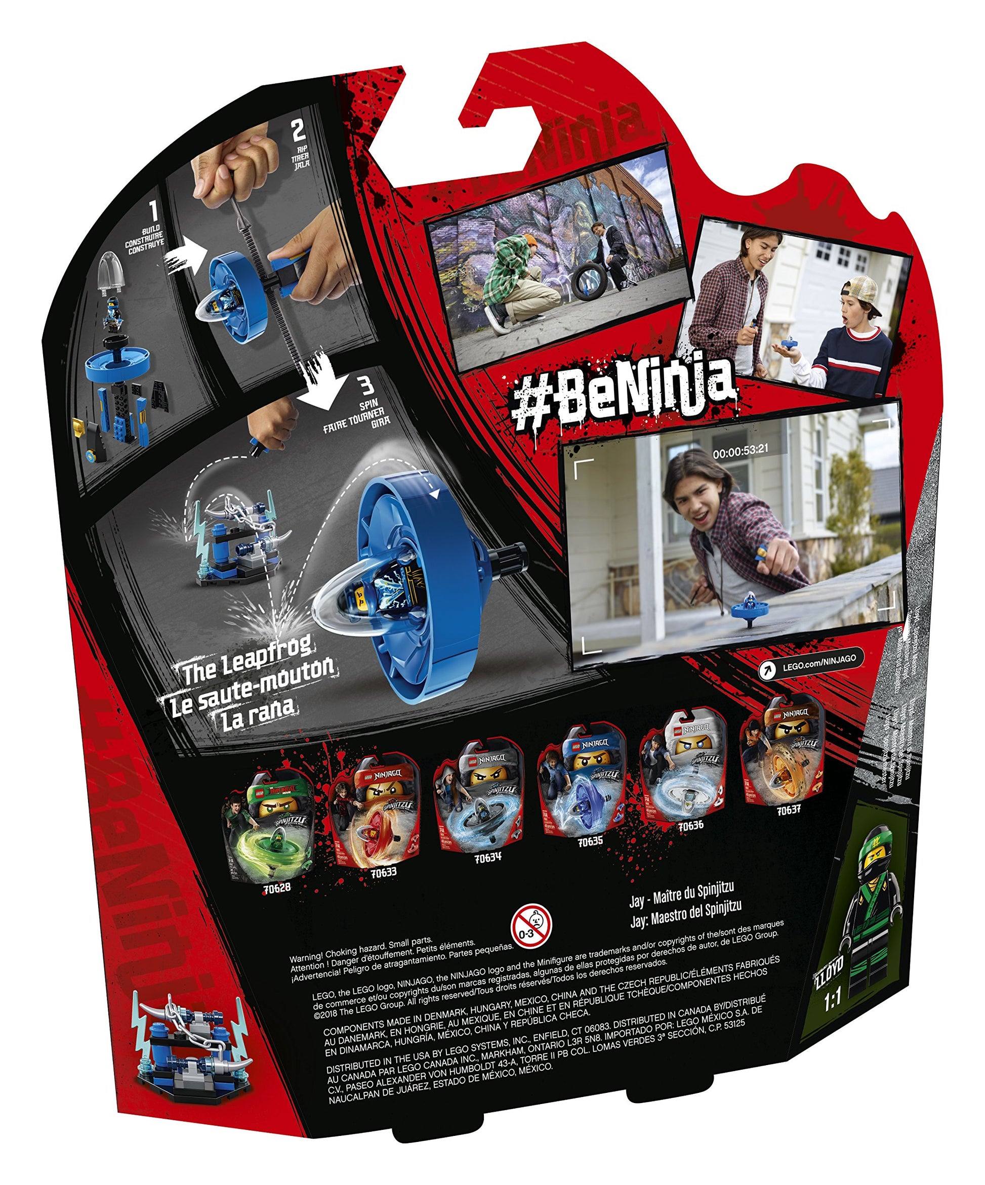 LEGO NINJAGO Jay - Spinjitzu Master 70635 Building Kit (68 Piece)