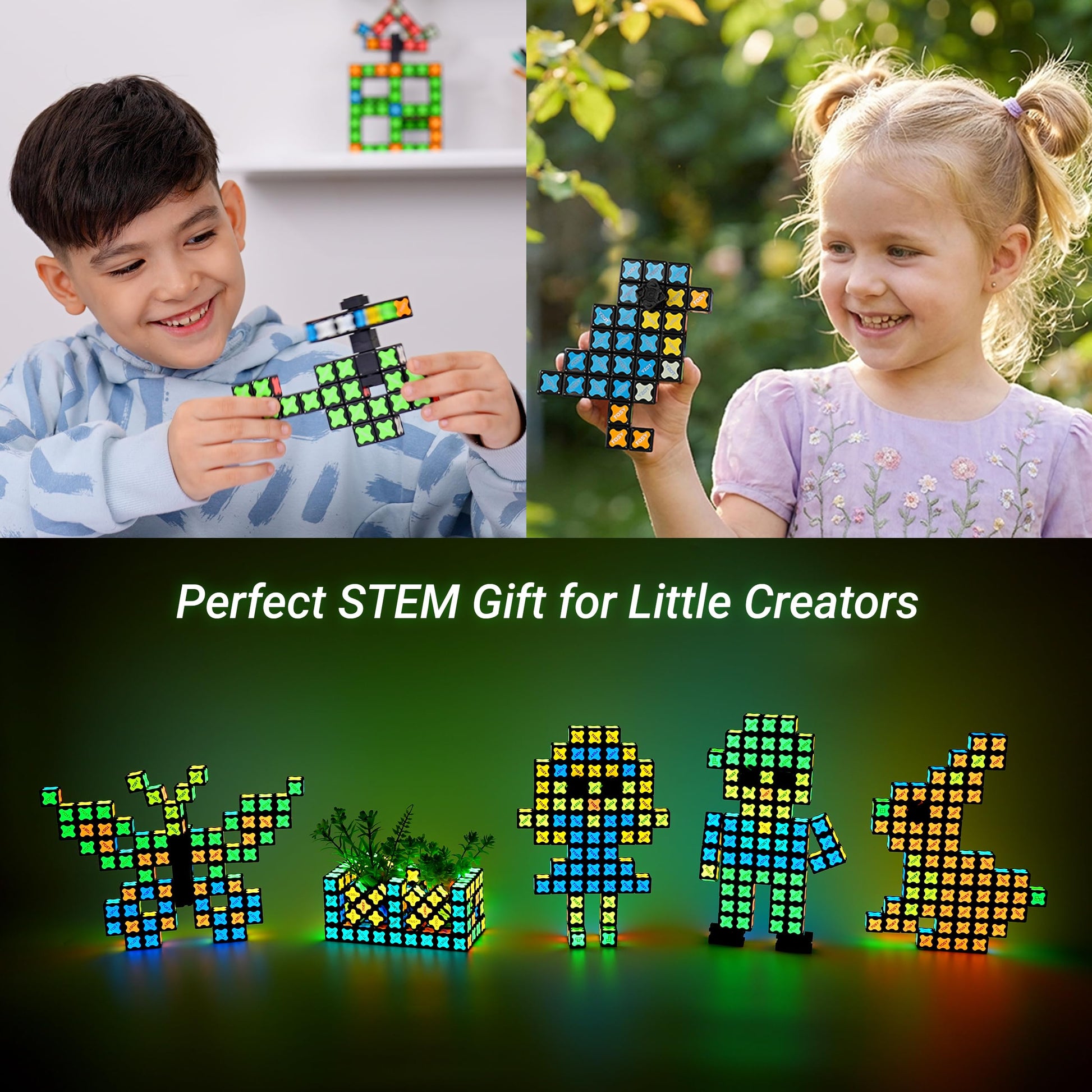 TOSY Magnet Cube 4x4 - 560 Magnets, 70 Blocks, 8 in 1 Toy: Puzzle Cube Game, Creative Building Blocks, Transformable Fidget Spinner, Infinity Cube