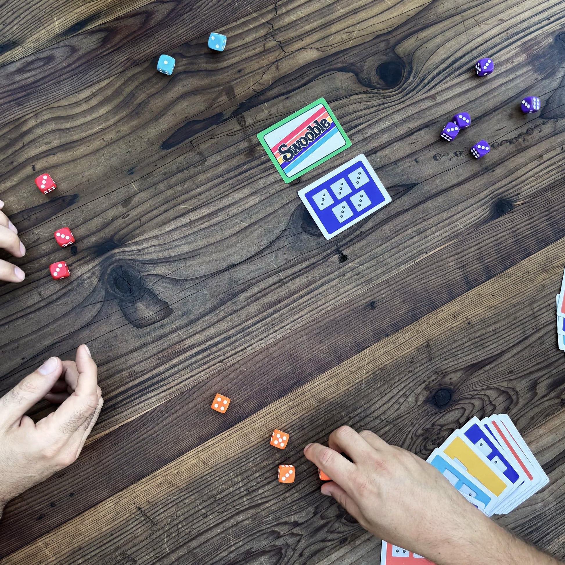 Dizzy Hill Games Swooble - Fast-Paced Card & Dice Game