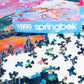 Springbok's Rocky Mountain Twilight 1000 Piece Jigsaw Puzzle Featuring The Impressionistic Painting of The Rockies by Artist Shannon Roman