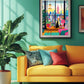 TUMBAUMBA, Puzzle for Adults 1000 Pieces, Cat in New York, Colorful Relaxing Jigsaw Puzzle, Mate Finish, Poster Included 1000 piece Puzzle for Adults