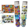 MicroPuzzles “Road Trip” Mini Jigsaw Puzzle 2-Pack - 150-Piece Adventure Travel 4×6 in Puzzle Gift | Made in USA | Small Business