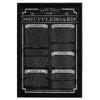 Hathaway Shuffleboard Game Rules Wall Art, Black