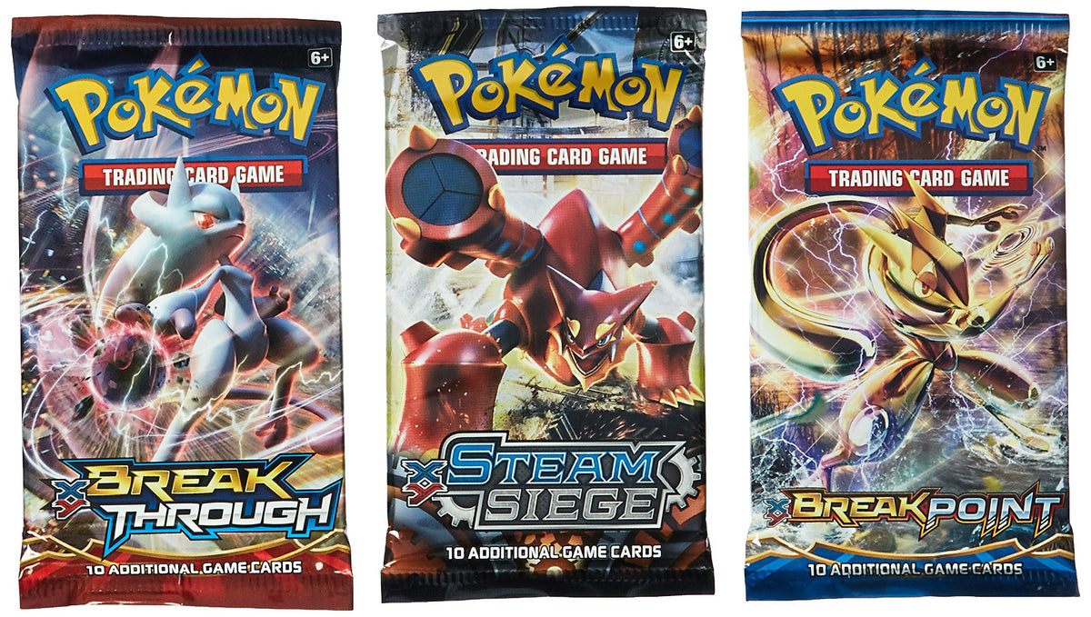 Pokémon TCG 3 Booster Packs, 30 Cards Total, 100% Authentic, Random Rares & Holofoils, 3 Blister Packs