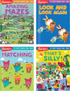 Highlights My First Puzzle Fun 2025 Puzzle Books for Kids Ages 3-6, 4-Book Set of Matching, Mazes, Spot-The-Differences, and More Travel-Friendly