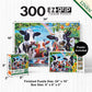 MasterPieces - 300 Piece Jigsaw Puzzle, Large EZ Grip Shapes, Moo Love, Fun for Adults, Seniors, Family, Kids, Matte Finish, 18"x24