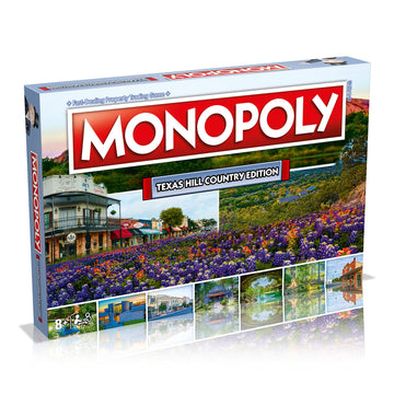 Monopoly Board Game Texas Hill Country Edition: 2-6 Players Family Board Games for Kids and Adults, Board Games for Kids 8 and up, for Kids