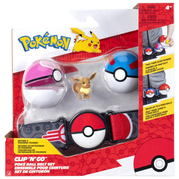 Pokémon Squirtle Clip ‘N’ Go Belt Set - 2-Inch Squirtle Battle Figure with Clip ‘N’ Go Belt Plus Poké and Dive Ball Accessories
