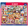 White Mountain 1000 Piece Jigsaw Puzzle Sweet Desserts Collage, Ice Cream