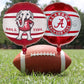 Havercamp University of Alabama Balloons (3 Pack) Alabama Crimson Tide Decorations with 2-Sided Prints featuring Big Al Alabama and Bama's A Logo
