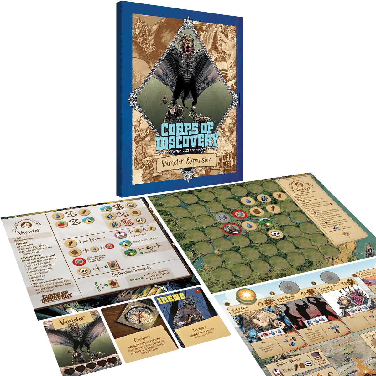 Corps of Discovery: Vameter Expansion - Flying Horror Encounter for the Cooperative Adventure Game | 1-4 Players