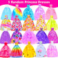 BARWA 116 Pack Doll Clothes and Accessories 5 Wedding Gown Dresses 9 Fashion Dresses Slip Dress 3 Tops 3 Pants 2 Swimsuits Bikini 16 Shoes 15 Hangers