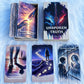 DPEHAKMK Unspoken Truth Oracle Deck, Oracle Cards for Beginners, 54 Card Deck Love Relationship and Shadow Work Oracle Cards for Love, Breakups, Inner