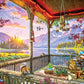 Ceaco - Dominic Davison Mountain Lake Cabin - 1000 Piece Puzzle for Adults