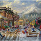 Ceaco - Thomas Kinkade - Disney - Holiday - Candy Cane Express - 1000 Piece Jigsaw Puzzle