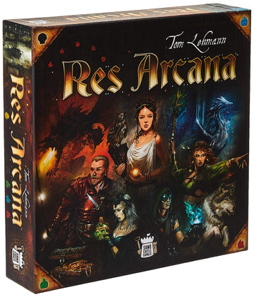 Res Arcana Board Game - The Enchanting World of Mages and Magic! Fantasy Adventure Game, Strategy Game for Kids & Adults, Ages 14+, 2-4 Players, 30-60