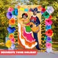 JOYIN Cinco de Mayo Fiesta Couple Photo Door Banner for Party Supplies, Mexican Photography Backdrop Decoration, Mexican Theme Photo Booth Background