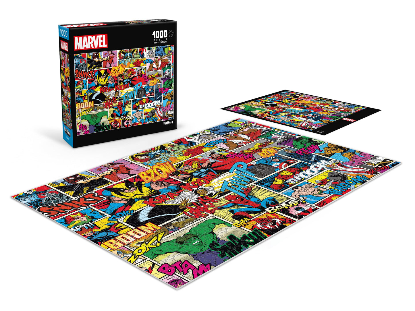 Buffalo Games - Marvel Comics Heroes Comic Collage - 1000 Piece Puzzle