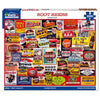 White Mountain 1000 Piece Jigsaw Puzzle Nostalgic Drink Collage Puzzles with Large Pieces, Gift for Adults and Family 24"x30" - Root Beers
