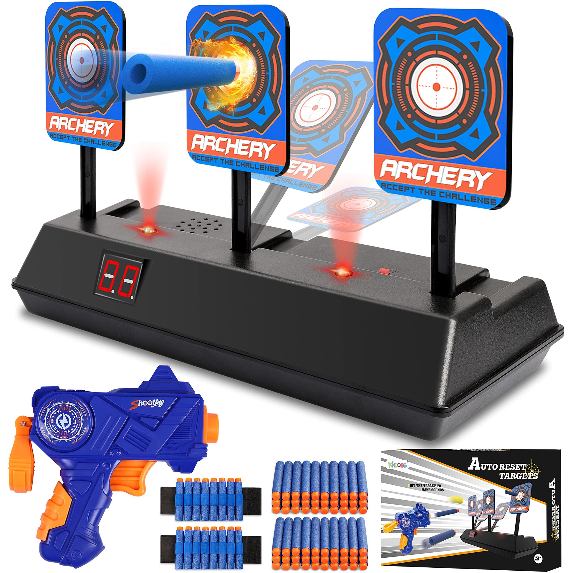 Digital Shooting Target for Nerf Guns, Shooting Toys for Boys