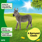 Schleich Farm World Realistic Donkey Animal Figurine - Highly Detailed and Durable Farm Animal Toy, Fun and Educational Play for Boys and Girls, Gift