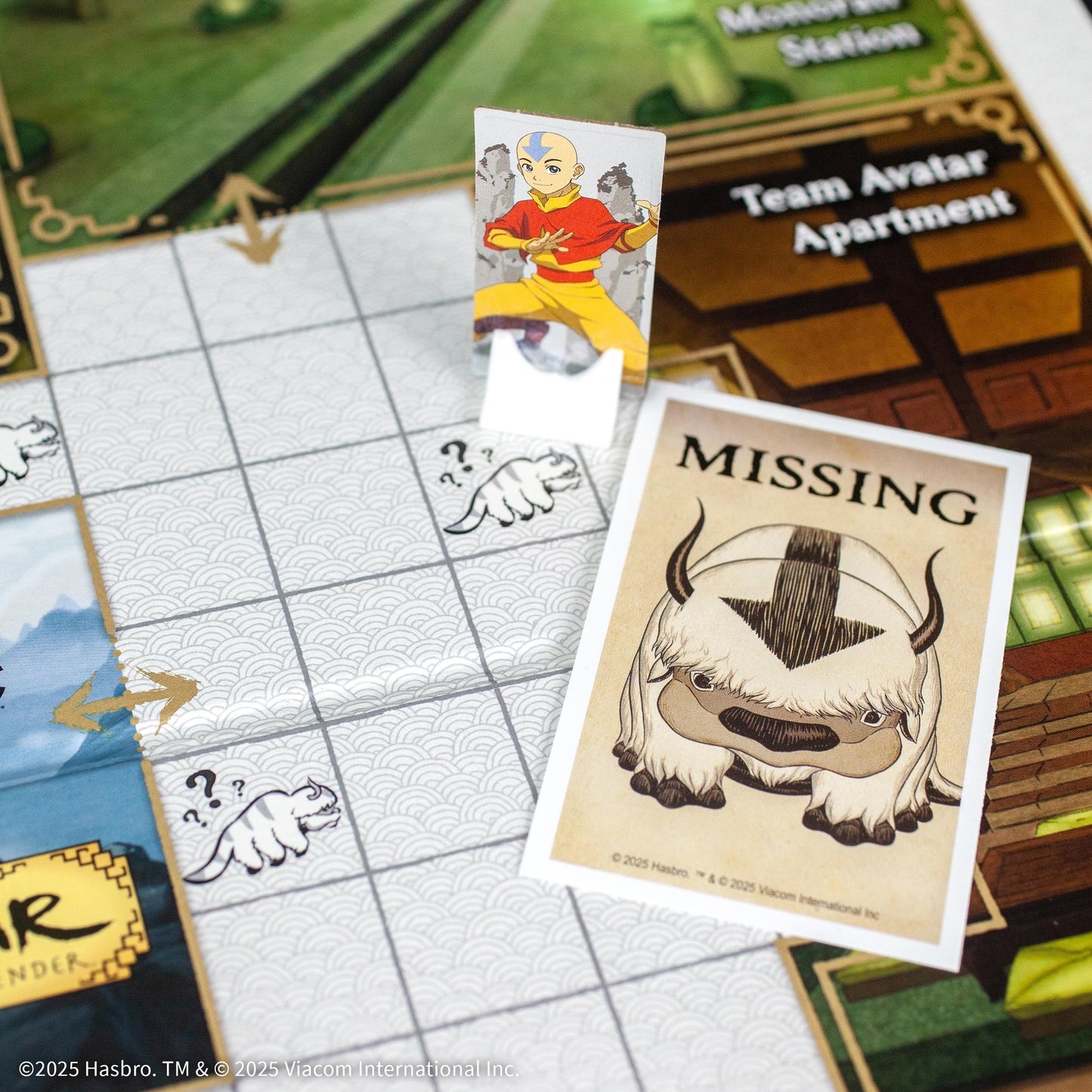 CLUE: Avatar The Last Airbender Board Game, Play as Aang, Katara, Zuko & More, Explore Iconic Locations Like Ba Sing Se to Uncover Where Appa Has