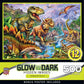 Masterpieces 500 Piece Glow in the Dark Jigsaw Puzzle for Adults, Family, Or Kids - Dinosaur Valley - 15"x21"