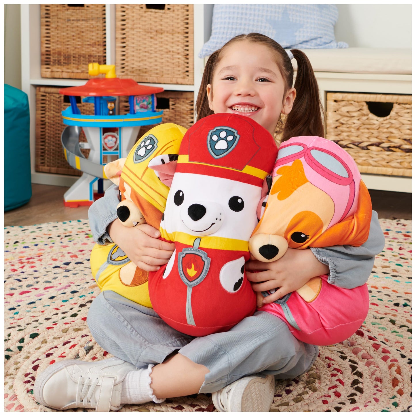 PAW Patrol Marshall Squish Plush, Official Toy from The Hit Cartoon, Squishy Stuffed Animal for Ages 1 and Up, 12”