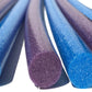 Solid Core Extra Long 60" Swim Noodles 6 Pack Deluxe Solid Core Foam Noodles (Blue Purple)