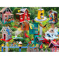 White Mountain Puzzles Birdhouse Village - 500 Piece Jigsaw Puzzle